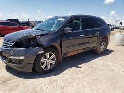 Salvage cars for sale at Amarillo, TX auction: 2015 Chevrolet Traverse LT