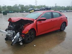 Honda salvage cars for sale: 2019 Honda Civic EXL