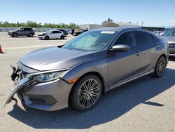 Salvage cars for sale from Copart Fresno, CA: 2016 Honda Civic LX