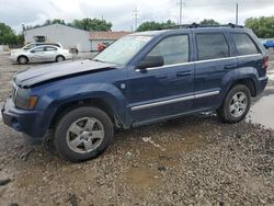 Salvage cars for sale from Copart Columbus, OH: 2005 Jeep Grand Cherokee Limited