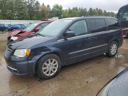 Salvage cars for sale at Eldridge, IA auction: 2013 Chrysler Town & Country Touring