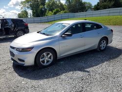 Salvage cars for sale at Gastonia, NC auction: 2017 Chevrolet Malibu LS
