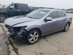Salvage cars for sale from Copart Grand Prairie, TX: 2012 Acura TSX Tech