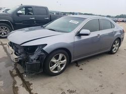 Salvage cars for sale at Grand Prairie, TX auction: 2012 Acura TSX Tech