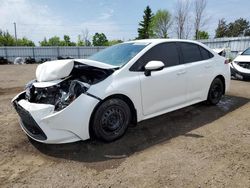 Salvage cars for sale from Copart Ontario Auction, ON: 2021 Toyota Corolla LE