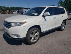 Toyota Highlander salvage cars for sale: 2012 Toyota Highlander Limited