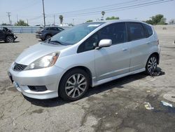 Salvage cars for sale at Colton, CA auction: 2012 Honda FIT Sport