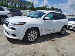 Salvage cars for sale from Copart Spartanburg, SC: 2017 Jeep Cherokee Overland