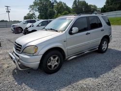 Salvage cars for sale at Gastonia, NC auction: 2000 Mercedes-Benz ML 320