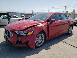 Ford Fusion SE salvage cars for sale: 2020 Ford Fusion SE