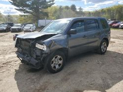 Salvage cars for sale at North Billerica, MA auction: 2013 Honda Pilot LX