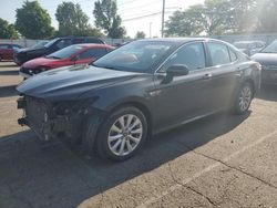 Salvage cars for sale at Moraine, OH auction: 2018 Toyota Camry L