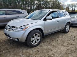 Salvage cars for sale at North Billerica, MA auction: 2007 Nissan Murano SL