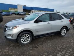 Salvage cars for sale from Copart Woodhaven, MI: 2018 Chevrolet Equinox LS