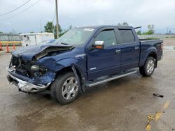 Salvage cars for sale at Pekin, IL auction: 2012 Ford F150 Supercrew