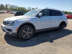 Volkswagen salvage cars for sale: 2019 Volkswagen Tiguan SE