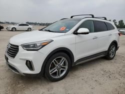 Salvage cars for sale at Houston, TX auction: 2019 Hyundai Santa FE XL SE Ultimate