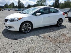 Salvage cars for sale from Copart Graham, WA: 2014 KIA Forte EX