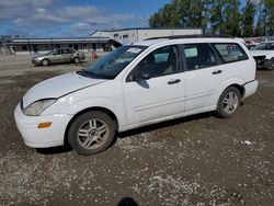 Salvage cars for sale from Copart Arlington, WA: 2002 Ford Focus SE