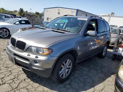 Salvage cars for sale at Vallejo, CA auction: 2005 BMW X5 3.0I