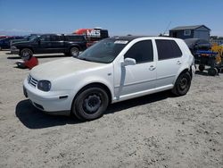 Salvage cars for sale at Antelope, CA auction: 2003 Volkswagen Golf GL