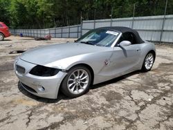 Salvage cars for sale from Copart Austell, GA: 2003 BMW Z4 3.0