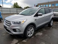Salvage cars for sale at Littleton, CO auction: 2018 Ford Escape SEL