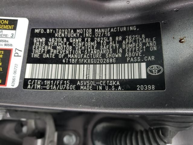 2016 Toyota Camry LE