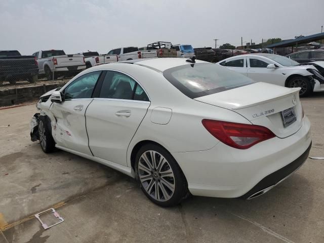 2018 Mercedes-Benz CLA 250