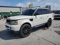 Salvage cars for sale at New Orleans, LA auction: 2008 Land Rover Range Rover Sport Supercharged