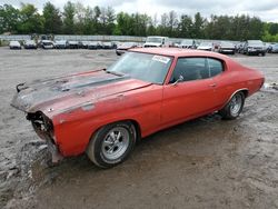 Chevrolet salvage cars for sale: 1971 Chevrolet Chevelle