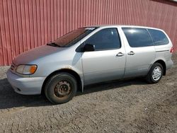 Salvage cars for sale from Copart London, ON: 2001 Toyota Sienna CE