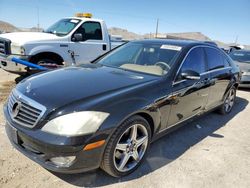 Salvage cars for sale at North Las Vegas, NV auction: 2007 Mercedes-Benz S 550