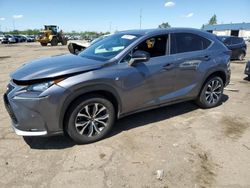 Salvage cars for sale from Copart Woodhaven, MI: 2015 Lexus NX 200T