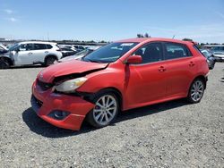 Salvage cars for sale from Copart Antelope, CA: 2010 Toyota Corolla Matrix XRS