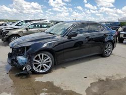 Salvage cars for sale at Grand Prairie, TX auction: 2008 Lexus IS 250