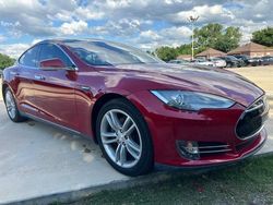 Salvage cars for sale from Copart Grand Prairie, TX: 2013 Tesla Model S