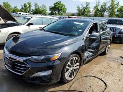 Carros salvage a la venta en subasta: 2021 Chevrolet Malibu LT