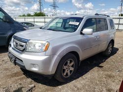 Salvage cars for sale at Elgin, IL auction: 2009 Honda Pilot Touring