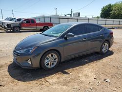 Salvage cars for sale at Oklahoma City, OK auction: 2020 Hyundai Elantra SEL