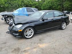 Salvage cars for sale from Copart Austell, GA: 2013 Mercedes-Benz C 250