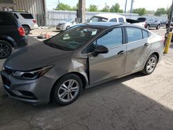 Salvage cars for sale from Copart Fort Wayne, IN: 2017 Chevrolet Cruze LT