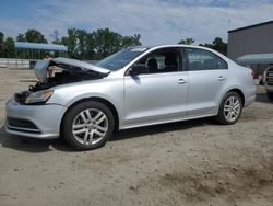 Salvage cars for sale at Spartanburg, SC auction: 2015 Volkswagen Jetta Base