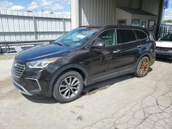 Hyundai salvage cars for sale: 2017 Hyundai Santa FE SE