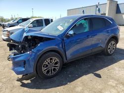 Salvage cars for sale at Woodhaven, MI auction: 2022 Ford Escape SEL