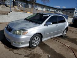 Salvage cars for sale at Albuquerque, NM auction: 2005 Toyota Corolla CE