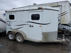 Salvage trucks for sale at Eugene, OR auction: 2001 Logan Horse Trailer