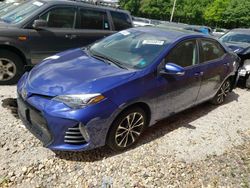 Toyota Corolla l salvage cars for sale: 2019 Toyota Corolla L