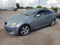 Salvage cars for sale from Copart Miami, FL: 2006 Lexus IS 350