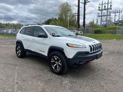 Salvage cars for sale at Candia, NH auction: 2014 Jeep Cherokee Trailhawk